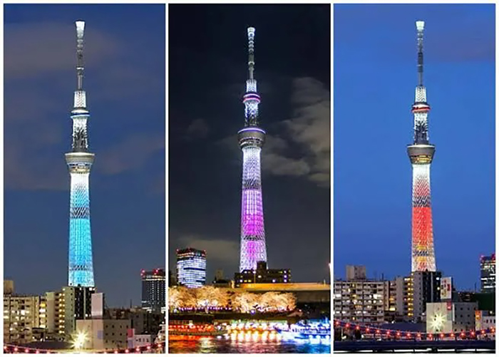 Vừa mới hoàn thành vào năm 2012, Tokyo Sky Tree là ngọn tháp cao nhất thế giới.